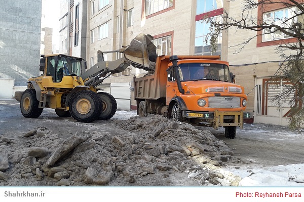 ماشینآلات برفروبی به اردبیل رسیدند 1 برف