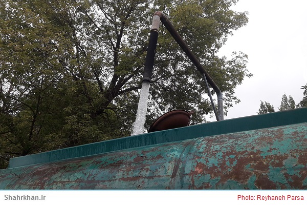 افت ۱۳ متری آبخوان دشت اردبیل 1 تانکر آبرسانی Water tanker